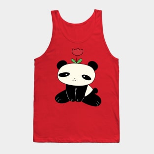 Flower Panda Tank Top